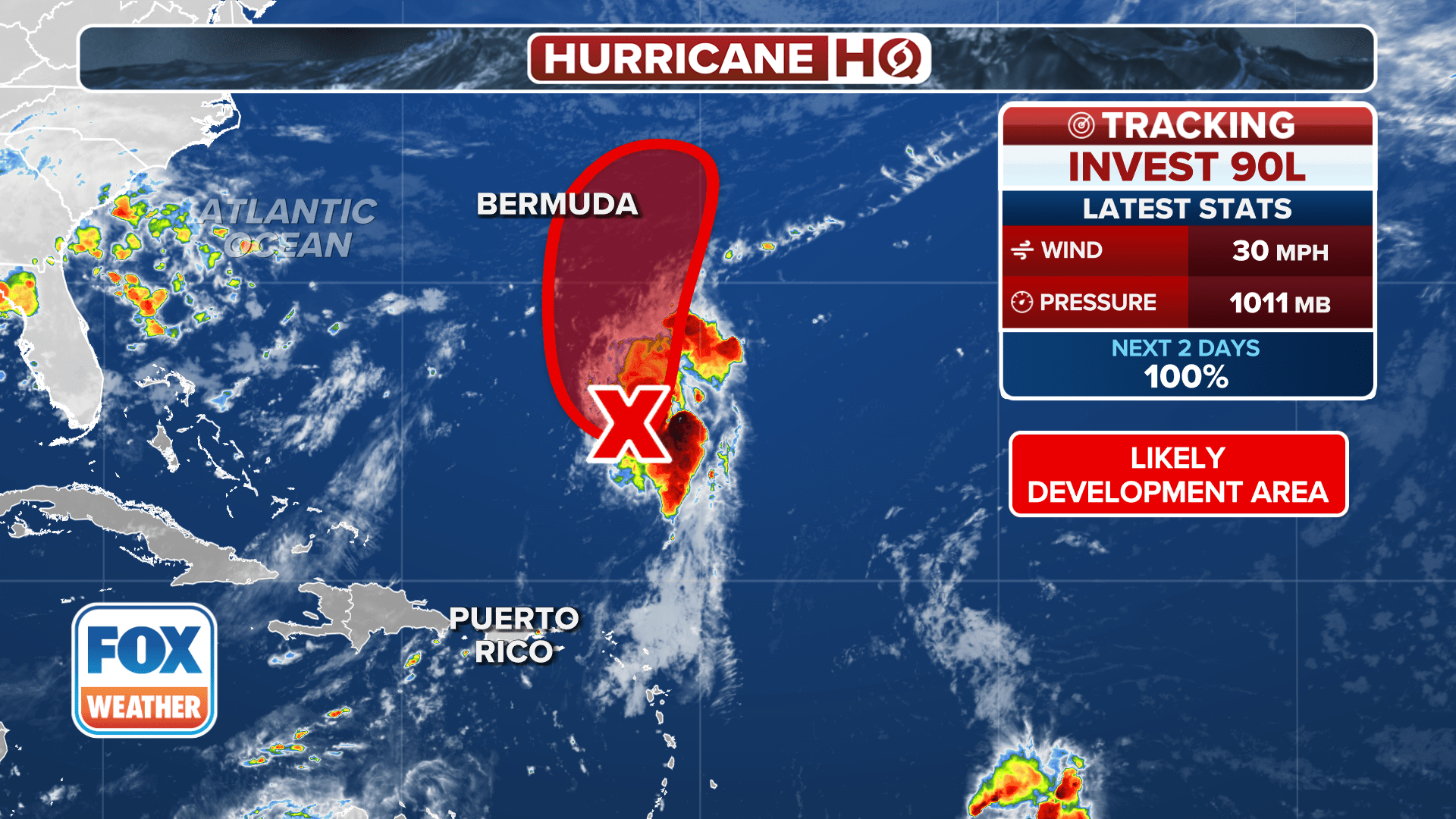 Today's top weather news Tropical trouble expected as last month of